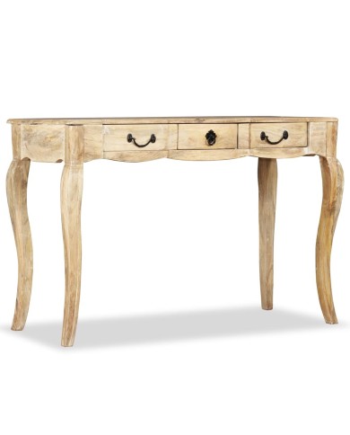 Table console Bois de manguier massif 120 x 50 x 80 cm