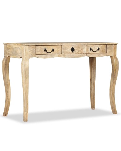 Table console Bois de manguier massif 120 x 50 x 80 cm