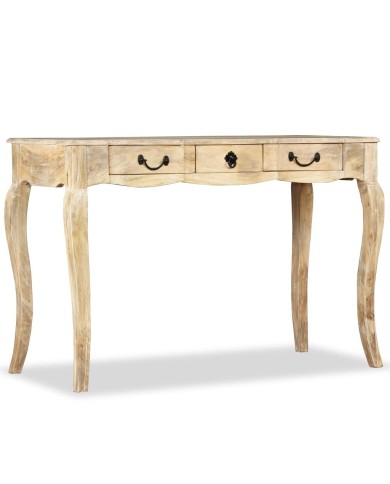 Table console Bois de manguier massif 120 x 50 x 80 cm