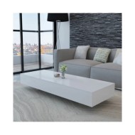 Table basse Haute brillance Blanc  