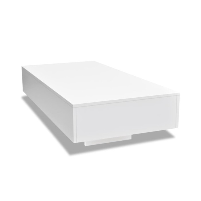 Table basse Haute brillance Blanc  