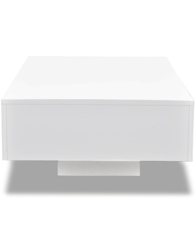 Table basse Haute brillance Blanche  