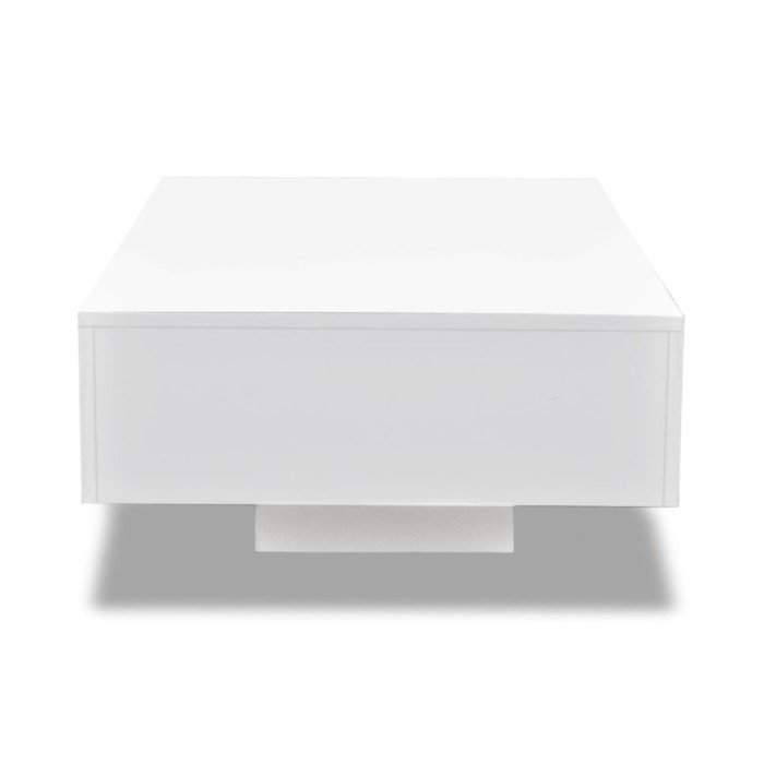 Table basse Haute brillance Blanche  