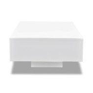 Table basse Haute brillance Blanche  