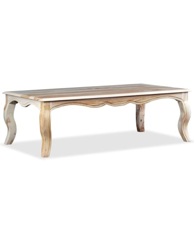 Table basse Bois massif de Sesham 110 x 60 x 35 cm