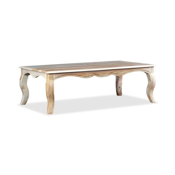 Table basse Bois massif de Sesham 110 x 60 x 35 cm