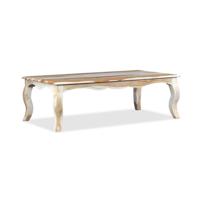 Table basse Bois massif de Sesham 110 x 60 x 35 cm