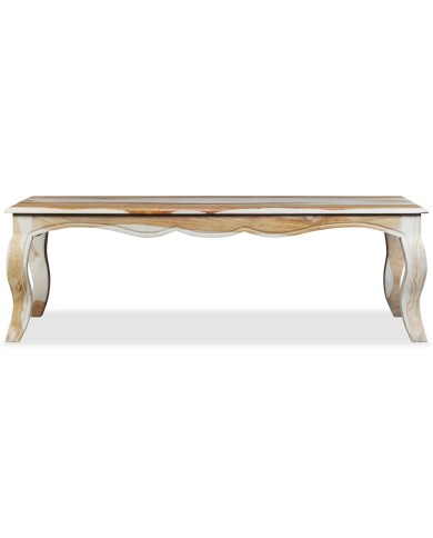 Table basse Bois massif de Sesham 110 x 60 x 35 cm