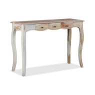 Table console et 3 tiroirs Bois de Sesham massif 110x40x76 cm