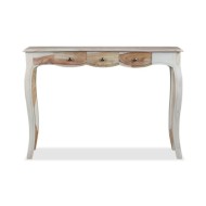 Table console et 3 tiroirs Bois de Sesham massif 110x40x76 cm