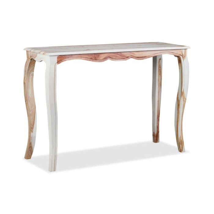 Table console Bois de Sesham massif 110 x 40 x 76 cm