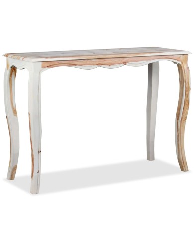 Table console Bois de Sesham massif 110 x 40 x 76 cm