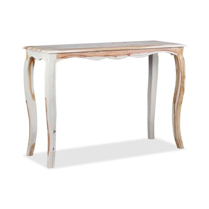 Table console Bois de Sesham massif 110 x 40 x 76 cm