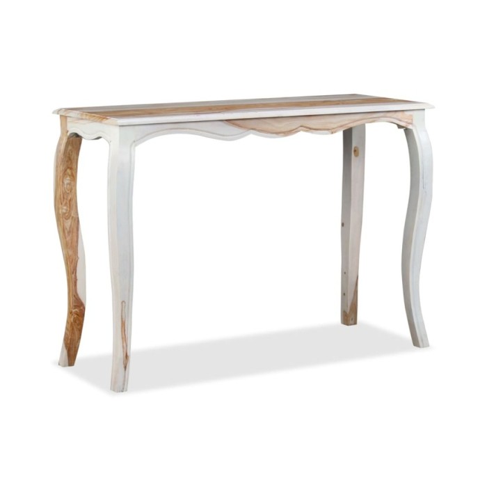 Table console Bois de Sesham massif 110 x 40 x 76 cm