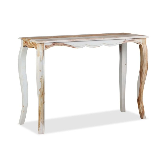 Table console Bois de Sesham massif 110 x 40 x 76 cm