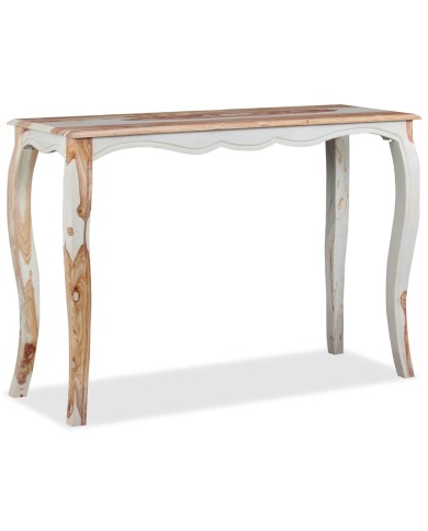 Table console Bois de Sesham massif 110 x 40 x 76 cm