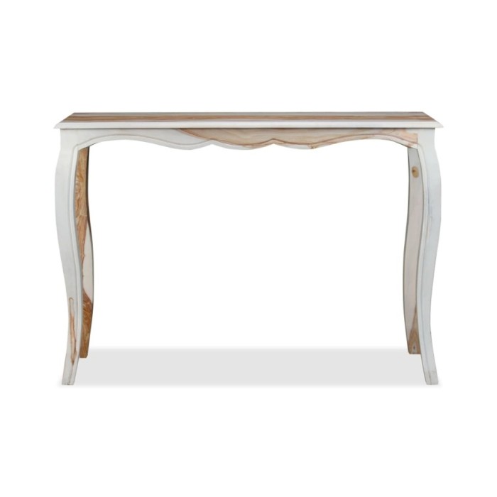 Table console Bois de Sesham massif 110 x 40 x 76 cm