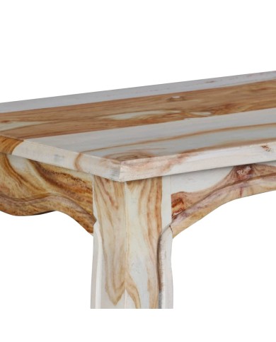 Table console Bois de Sesham massif 110 x 40 x 76 cm