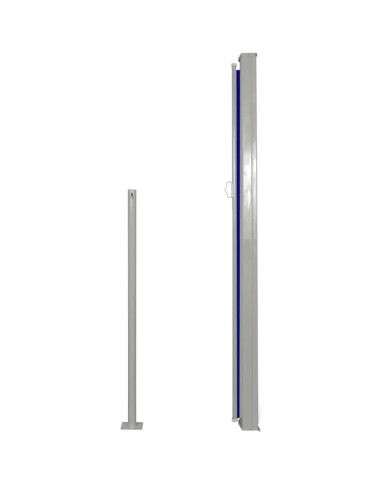 Auvent latéral de patio 160x300 cm Bleu 