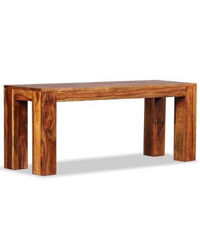 Banc Bois de Sesham massif 110 x 35 x 45 cm