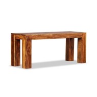 Banc Bois de Sesham massif 110 x 35 x 45 cm