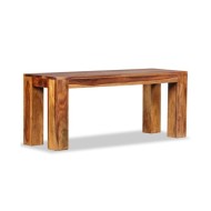 Banc Bois de Sesham massif 110 x 35 x 45 cm