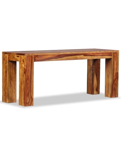 Banc Bois de Sesham massif 110 x 35 x 45 cm