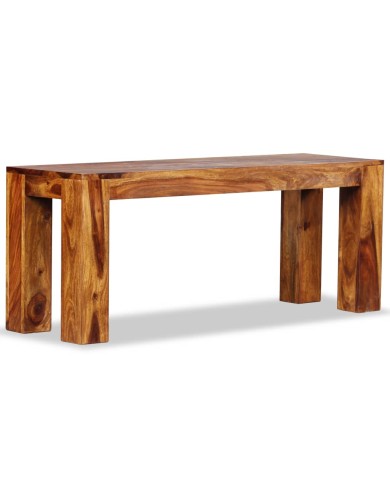 Banc Bois de Sesham massif 110 x 35 x 45 cm