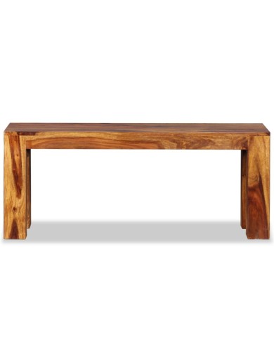 Banc Bois de Sesham massif 110 x 35 x 45 cm