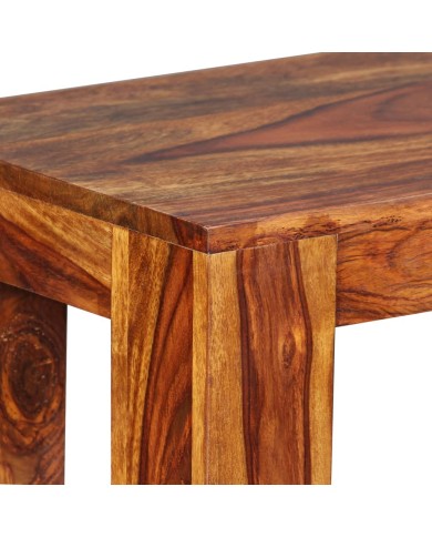 Banc Bois de Sesham massif 110 x 35 x 45 cm