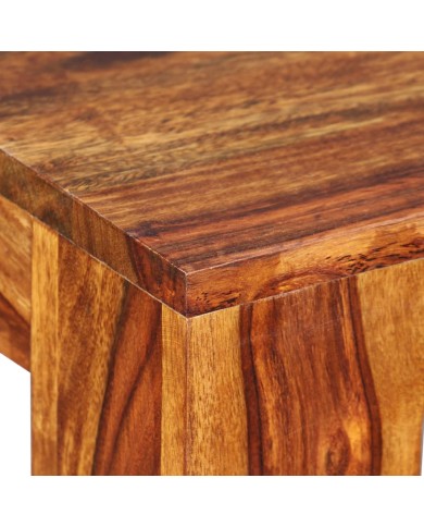 Banc Bois de Sesham massif 110 x 35 x 45 cm