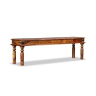 Banc Bois de Sesham massif 160 x 35 x 45 cm