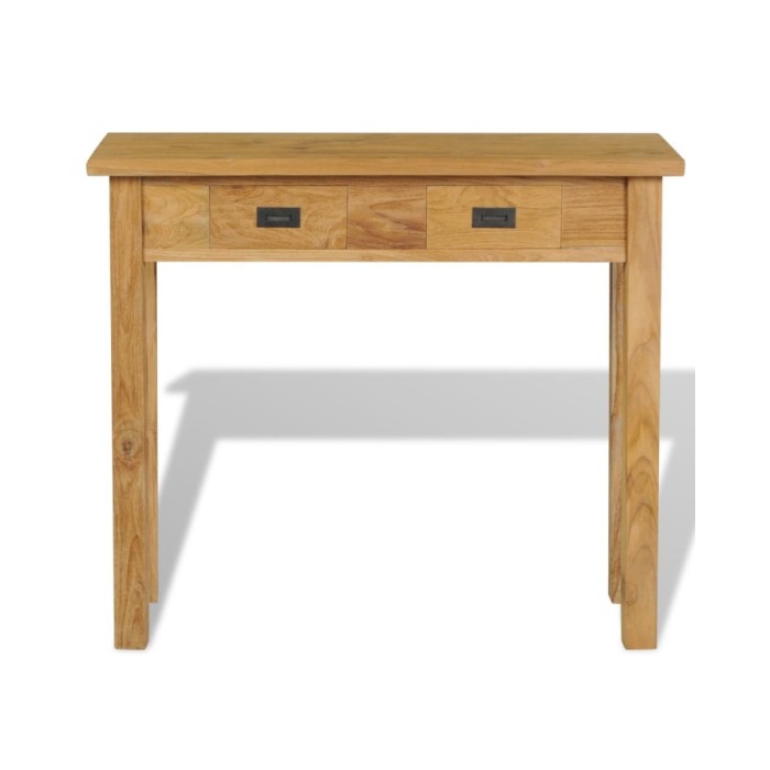 Table console Teck massif 90 x 30 x 80 cm
