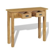 Table console Teck massif 90 x 30 x 80 cm