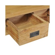 Table console Teck massif 90 x 30 x 80 cm