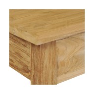 Table console Teck massif 90 x 30 x 80 cm