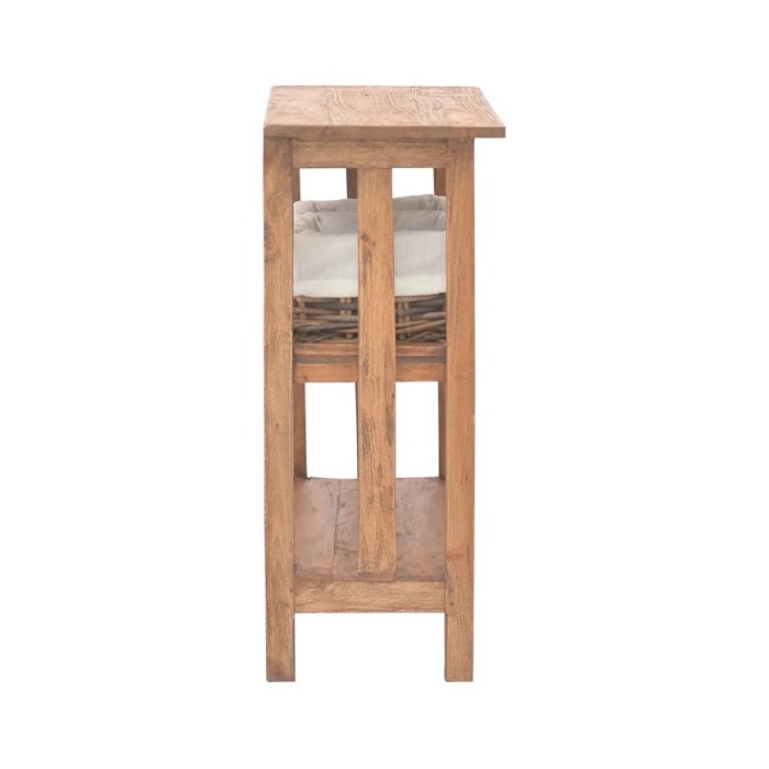 Table console Bois de récupération massif 69 x 28 x 70 cm