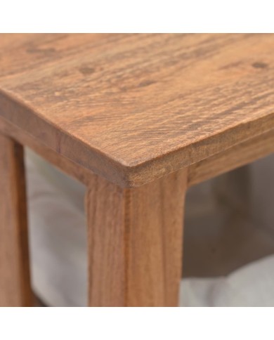 Table console Bois de récupération massif 69 x 28 x 70 cm