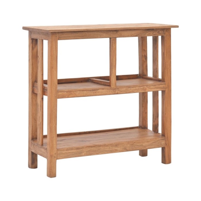 Table console Bois de récupération massif 69 x 28 x 70 cm