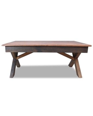 Table basse Bois de récupération massif 110 x 60 x 45 cm