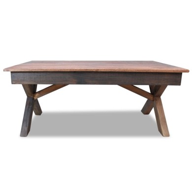 Table basse Bois de récupération massif 110 x 60 x 45 cm