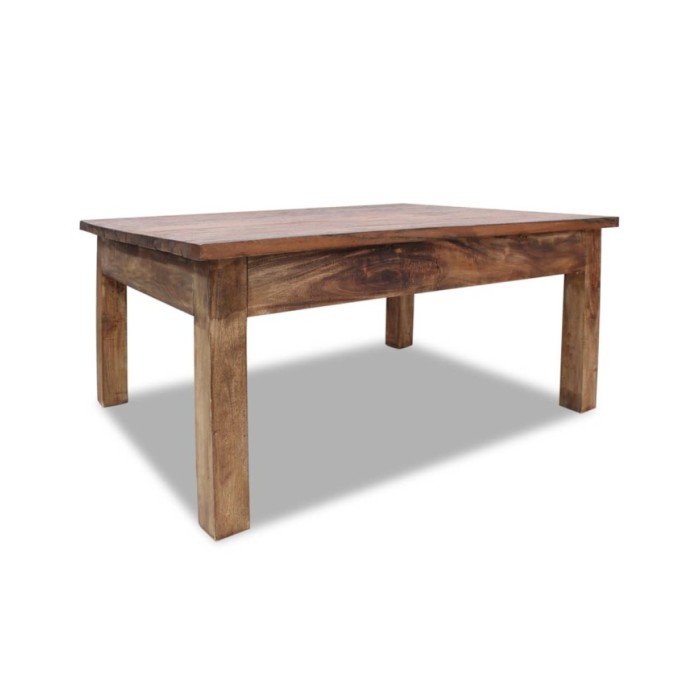 Table basse Bois de récupération massif 98 x 73 x 45 cm
