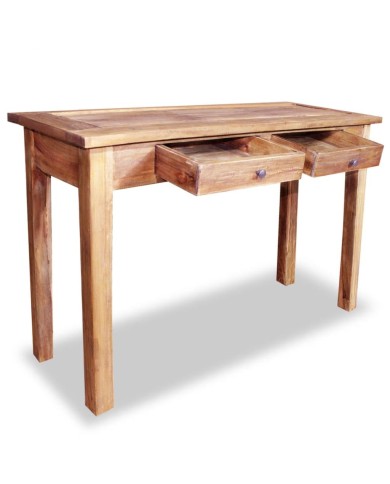 Table console Bois de récupération massif 123 x 42 x 75 cm