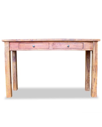 Table console Bois de récupération massif 123 x 42 x 75 cm
