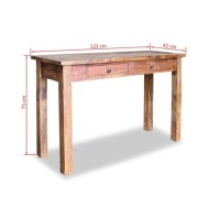 Table console Bois de récupération massif 123 x 42 x 75 cm