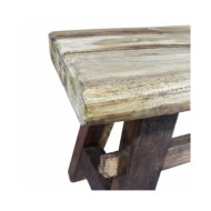 Banc Bois de récupération massif 100 x 28 x 43 cm