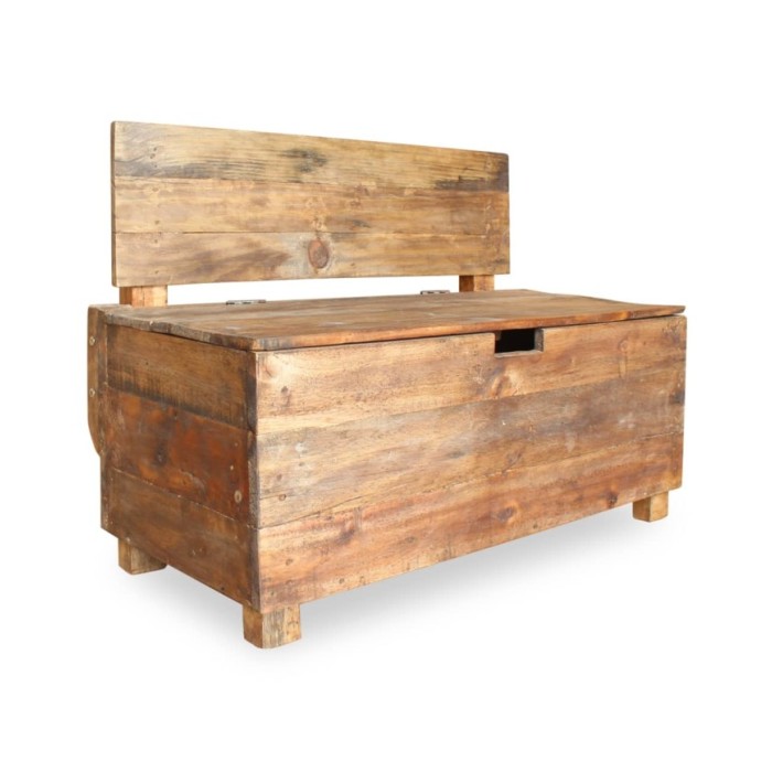 Banc Bois de récupération 86 x 40 x 60 cm 