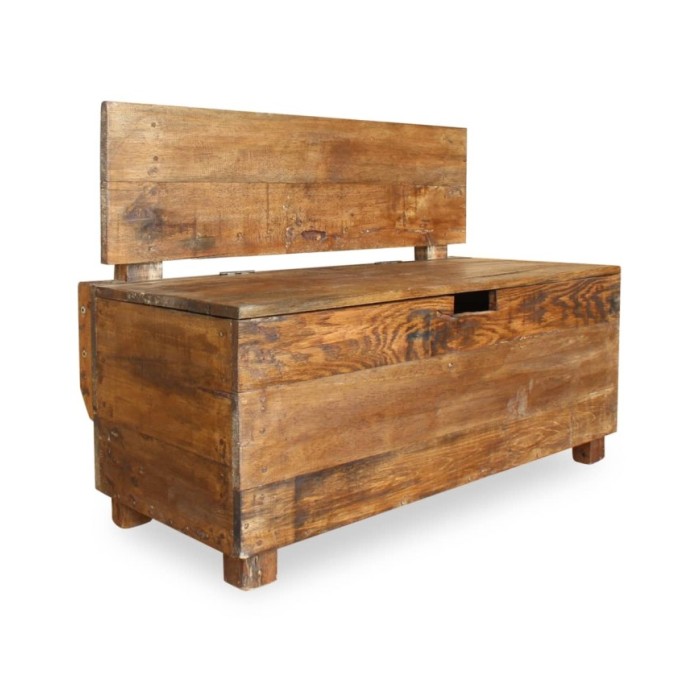 Banc Bois de récupération 86 x 40 x 60 cm 