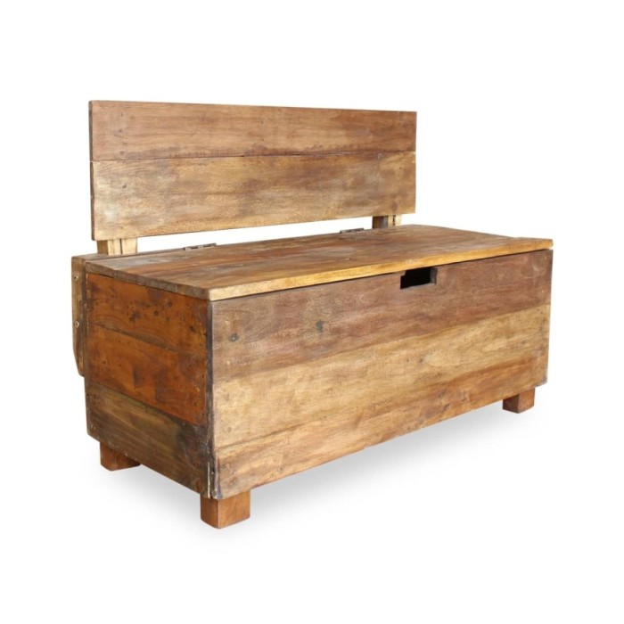 Banc Bois de récupération 86 x 40 x 60 cm 