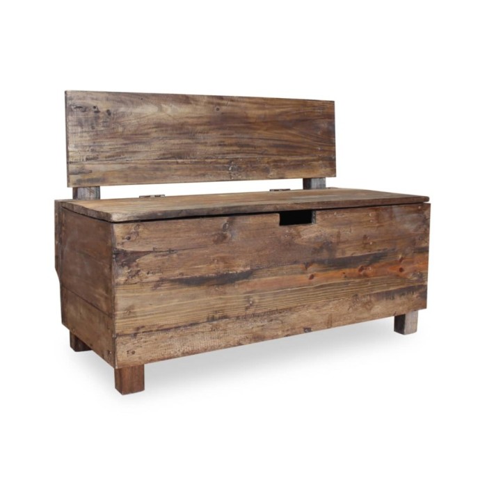 Banc Bois de récupération 86 x 40 x 60 cm 